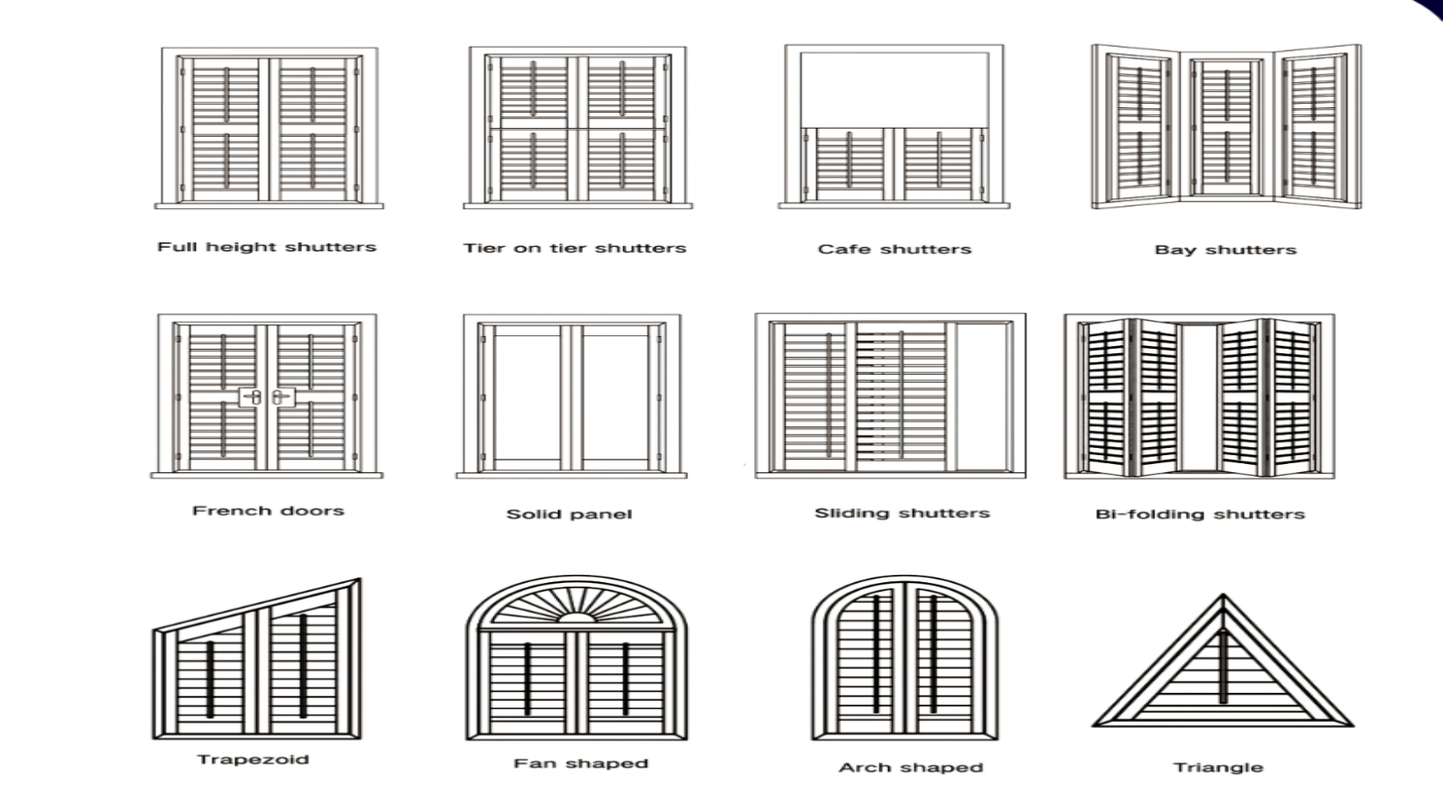 Painted Paulownia/basswood/PVC plantation wooden shutters