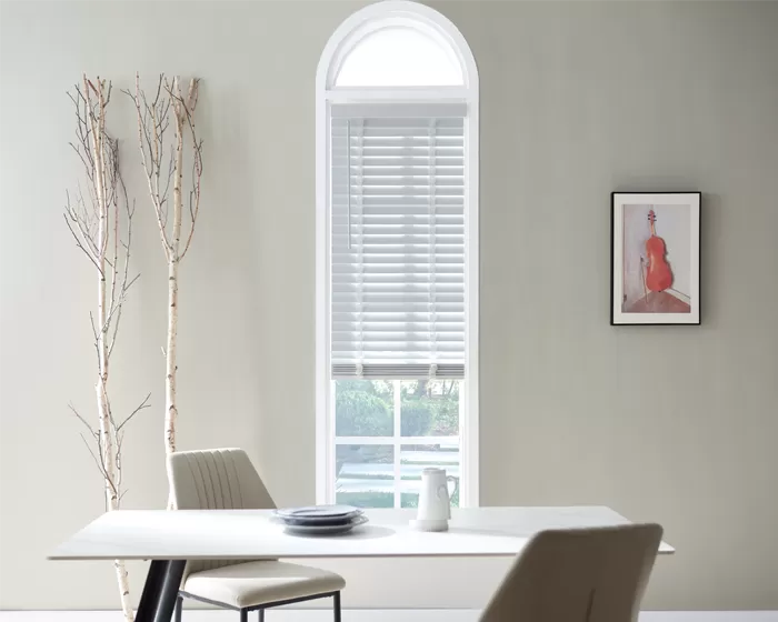 Eco-friendly Wood Venetian Blind Customized Paulownia Wood Slats Basswood Blade